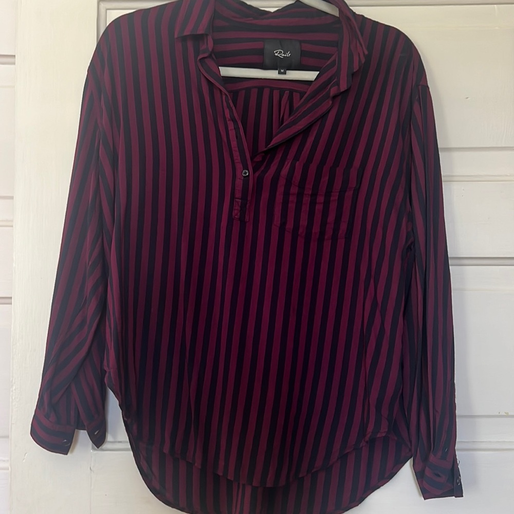 Rails Button Neck Top - image 1